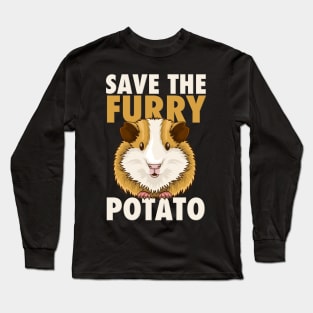 Furry Potato T-Shirt guinea pig lover gift Long Sleeve T-Shirt